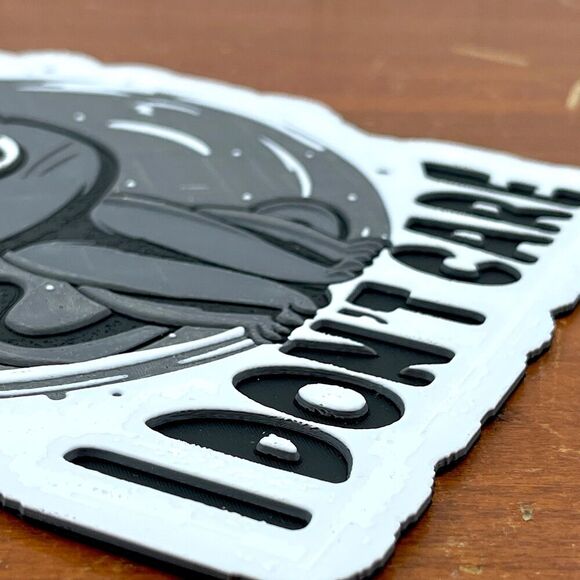 Wall Art, 99% Chance I Don’t Care, Funny Cat Sign, Cat Attitude - Picture 3 of 9